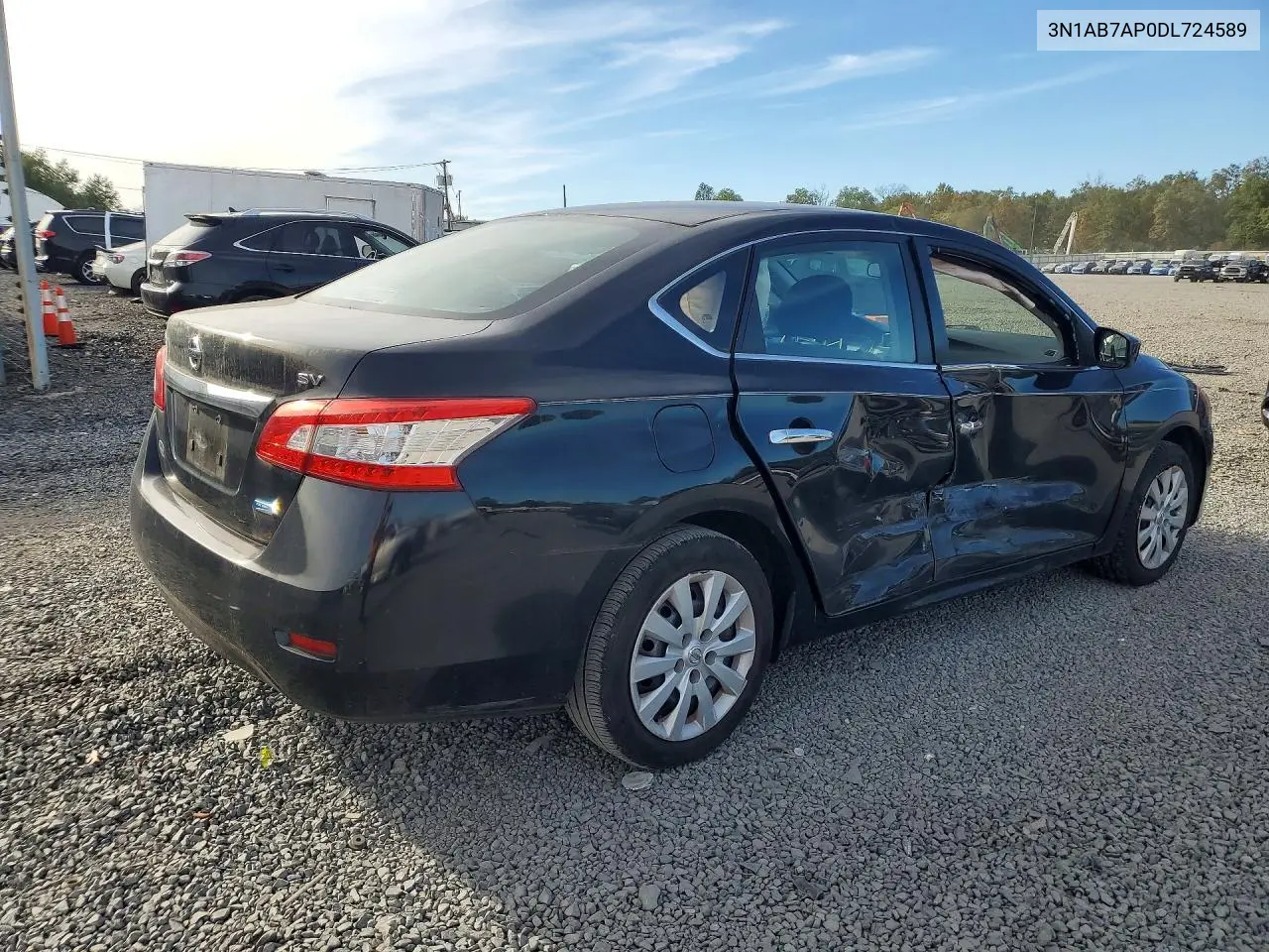 2013 NISSAN SENTRA VIN 3N1AB7AP0DL724589 — фото 3
