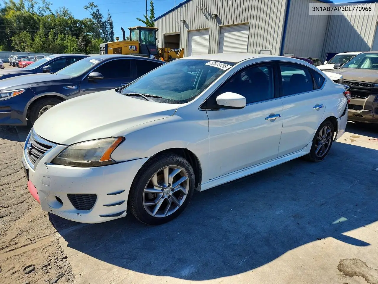 NISSAN SENTRA 2013, VIN 3N1AB7AP3DL770966