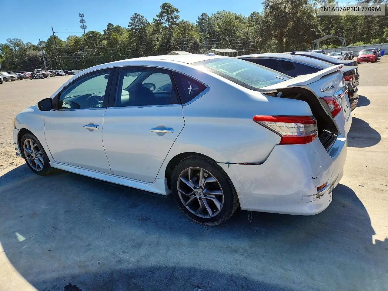 2013 NISSAN SENTRA VIN 3N1AB7AP3DL770966 — фото 2