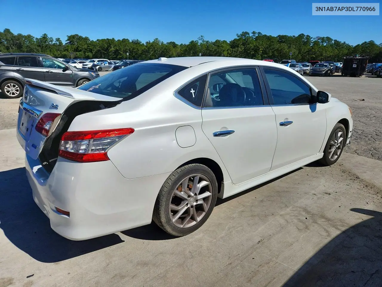 2013 NISSAN SENTRA VIN 3N1AB7AP3DL770966 — фото 3