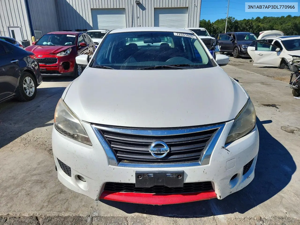 2013 NISSAN SENTRA VIN 3N1AB7AP3DL770966 — фото 5