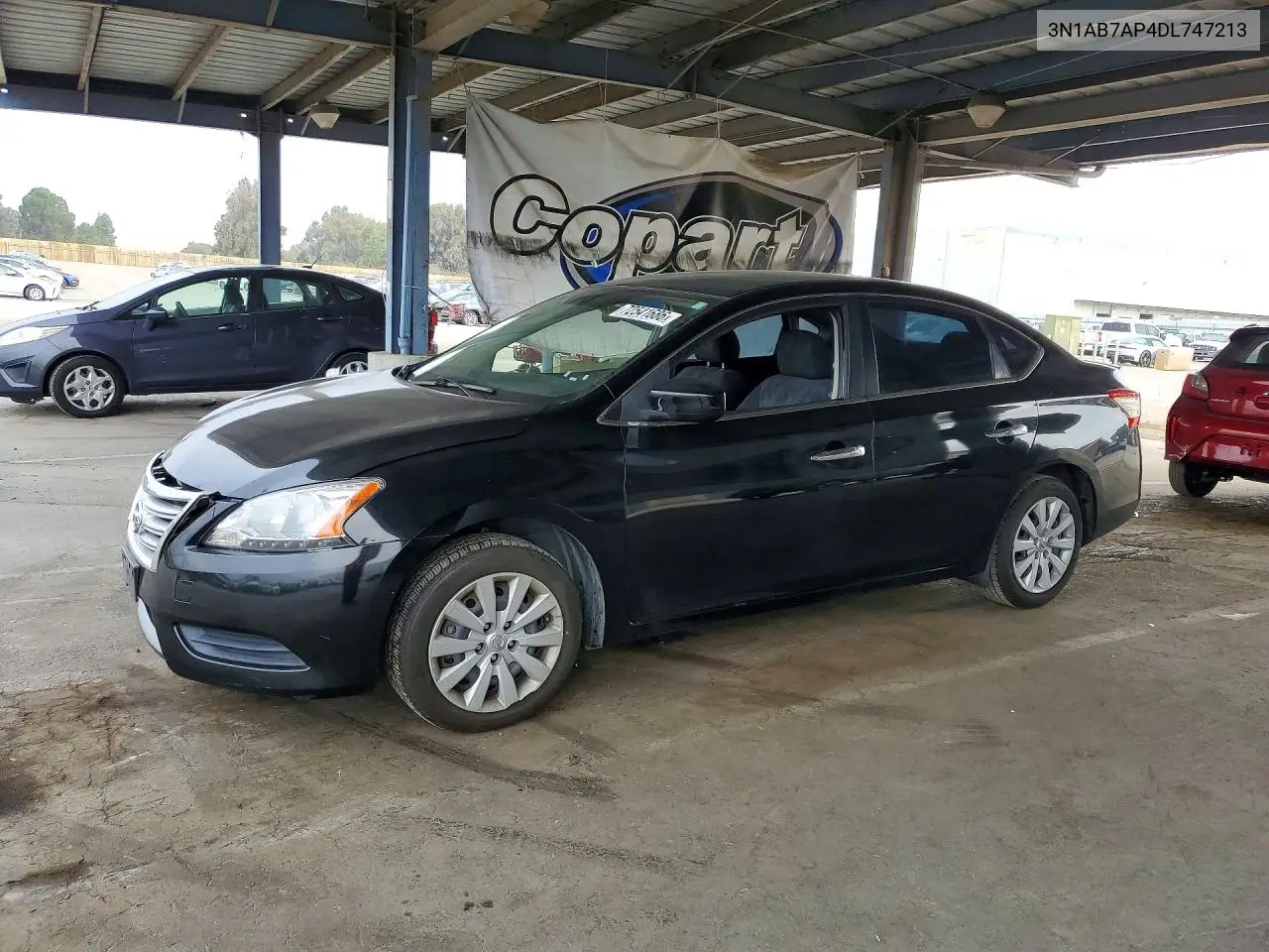 NISSAN SENTRA 2013, VIN 3N1AB7AP4DL747213