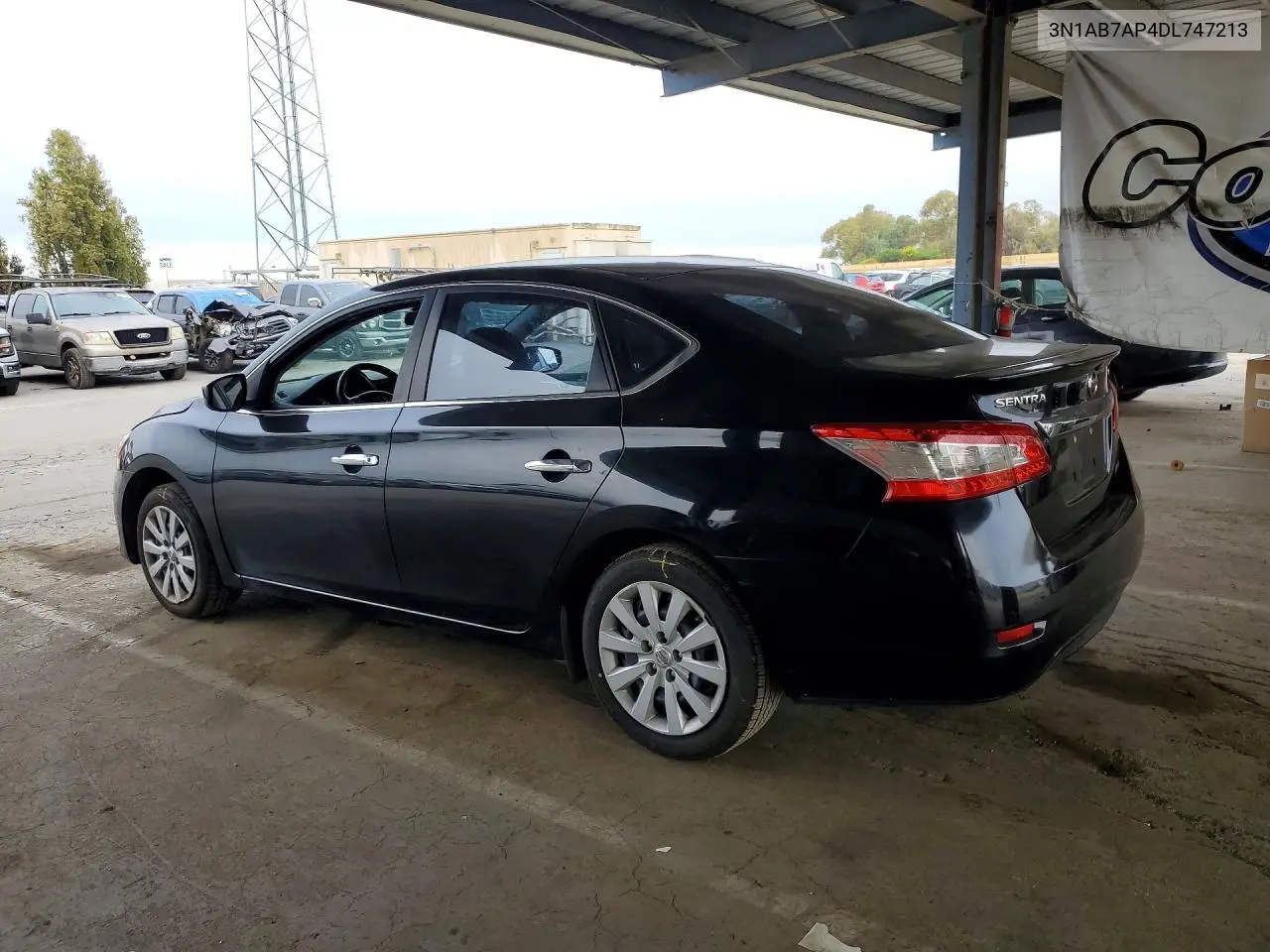2013 NISSAN SENTRA VIN 3N1AB7AP4DL747213 — фото 2