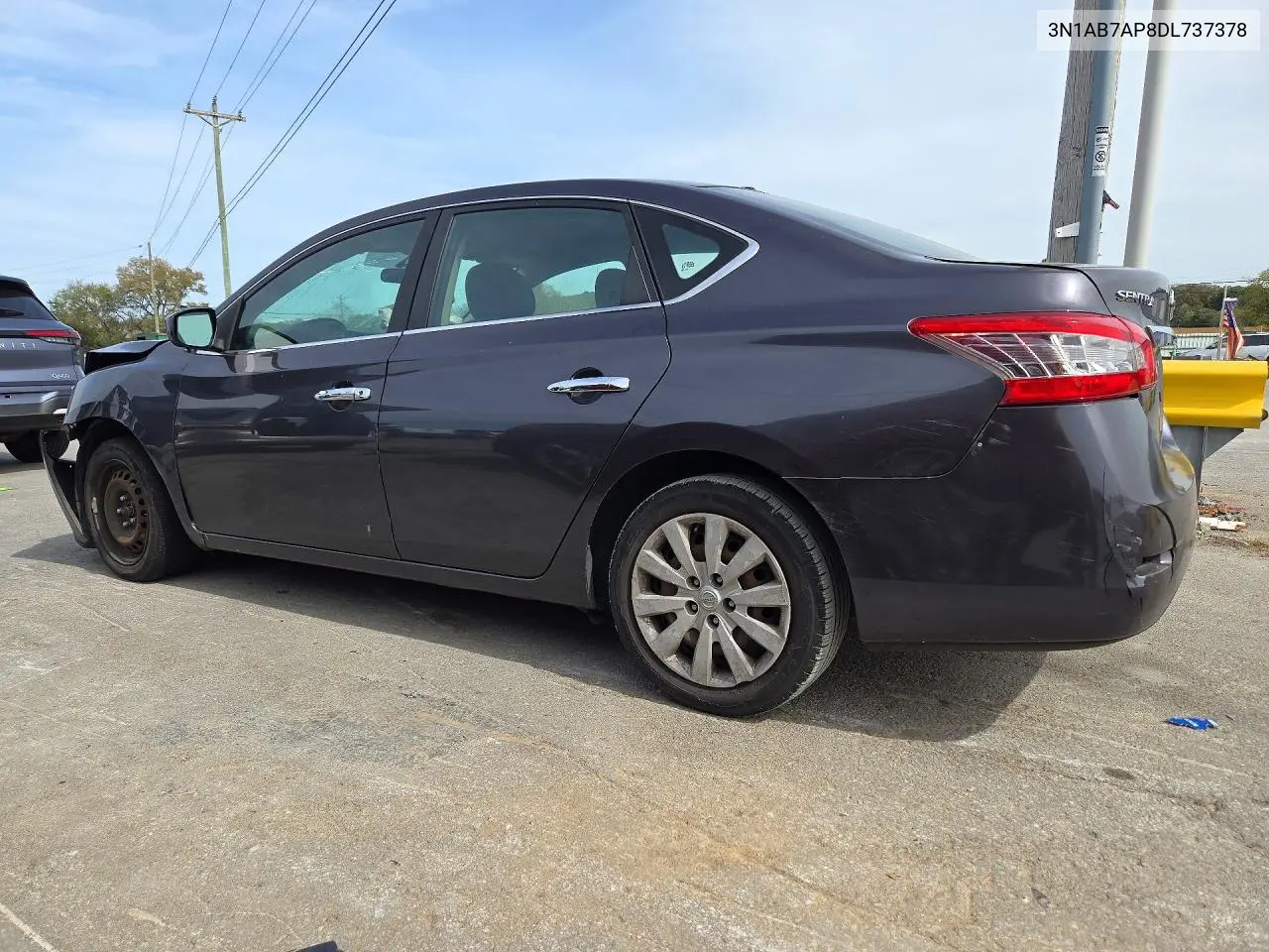 2013 NISSAN SENTRA VIN 3N1AB7AP8DL737378 — фото 2