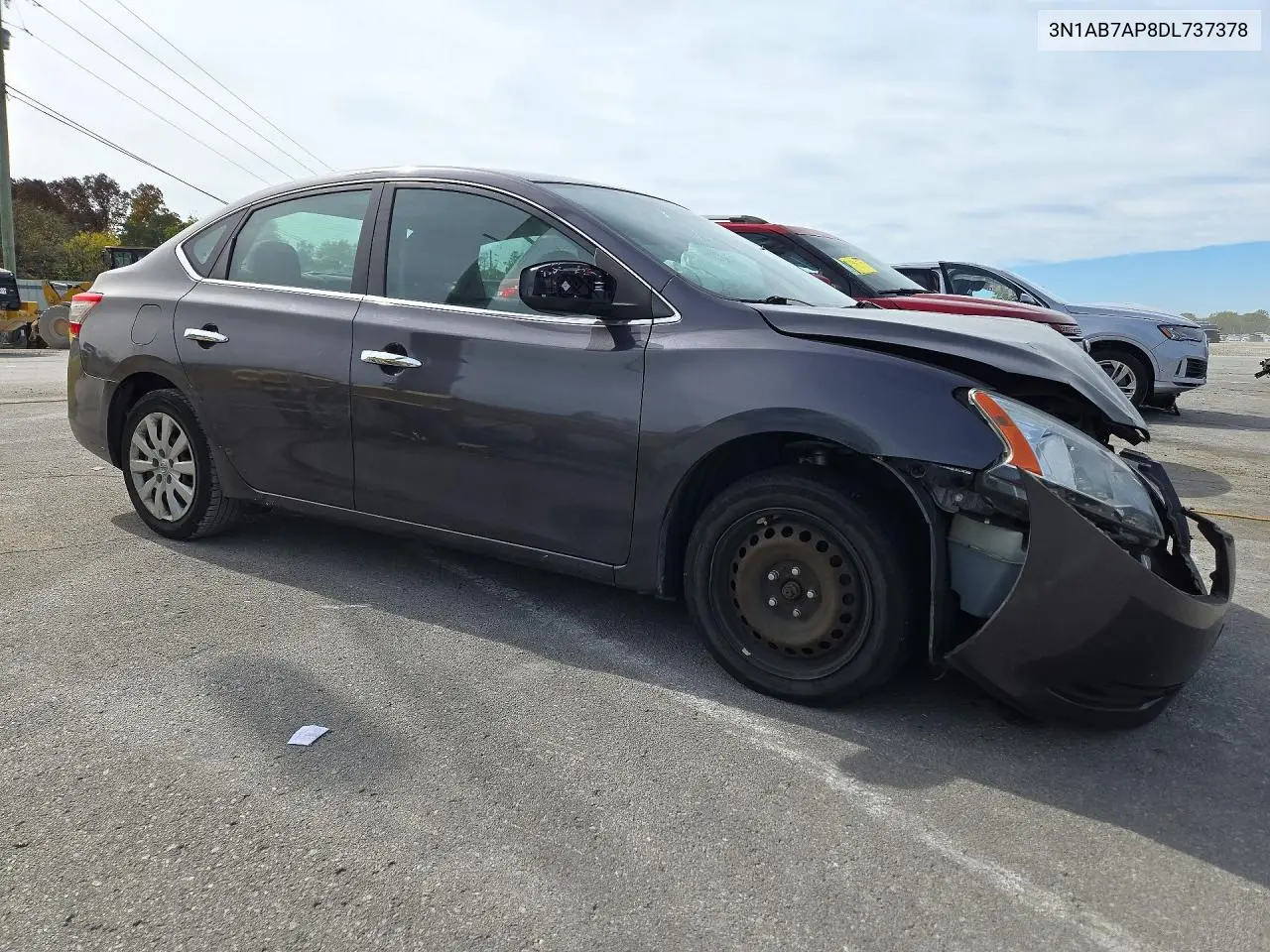 2013 NISSAN SENTRA VIN 3N1AB7AP8DL737378 — фото 4