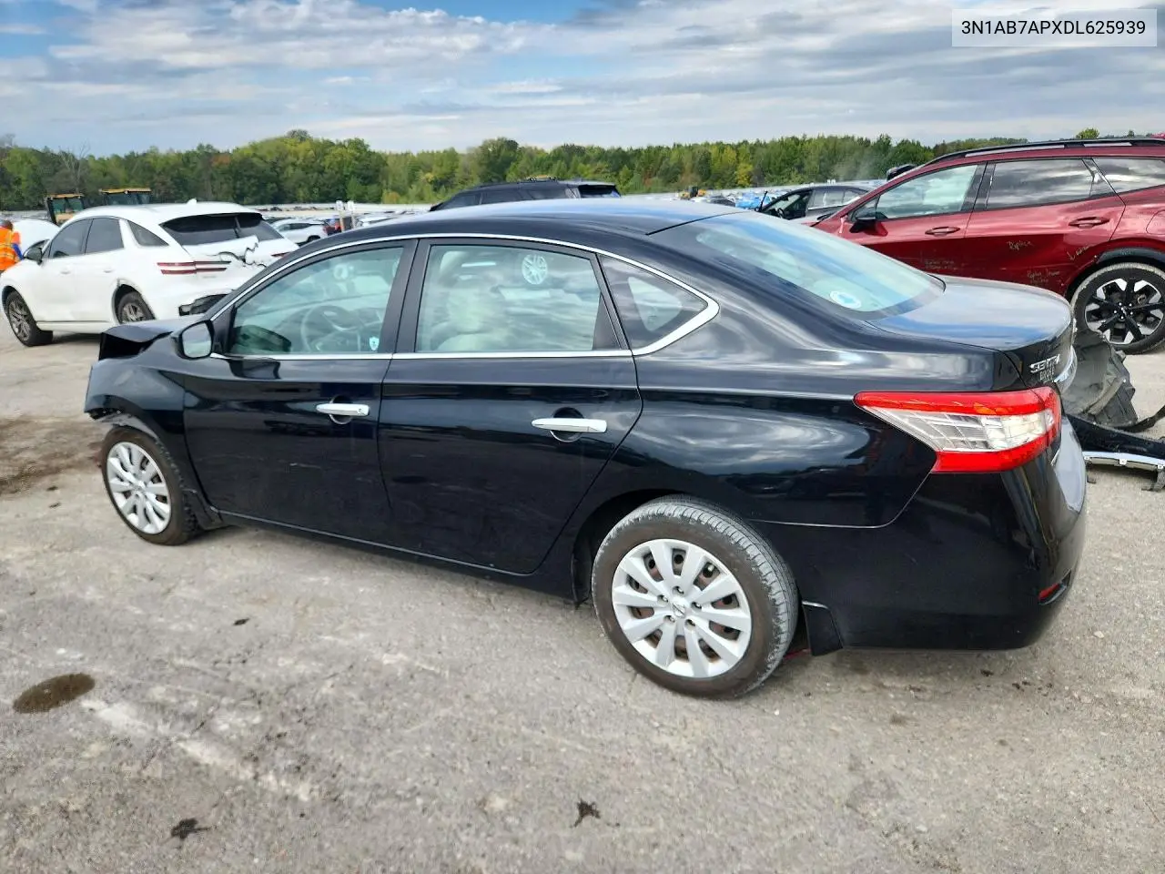 2013 NISSAN SENTRA VIN 3N1AB7APXDL625939 — фото 2