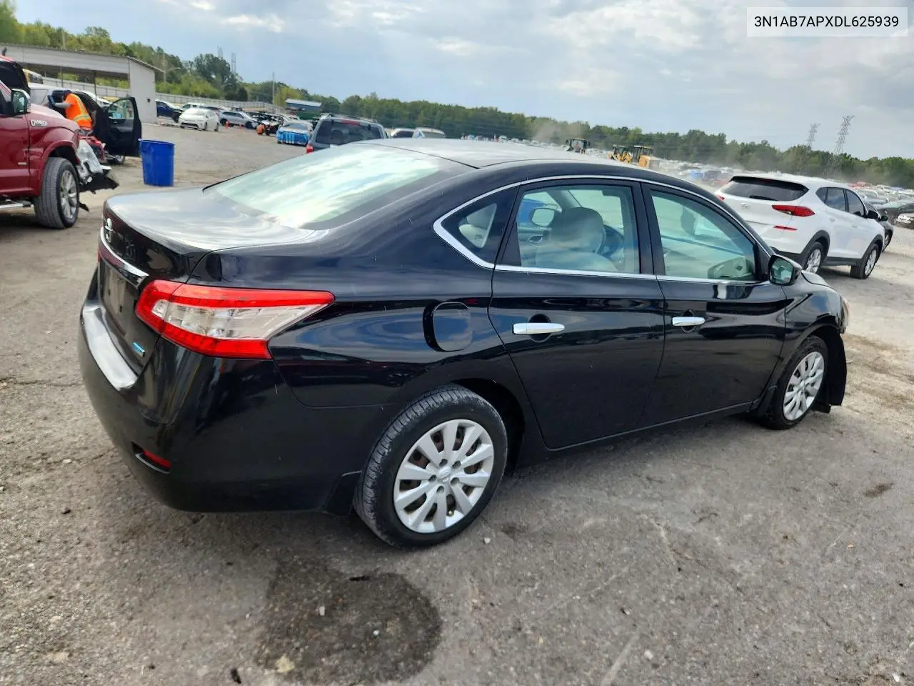2013 NISSAN SENTRA VIN 3N1AB7APXDL625939 — фото 3