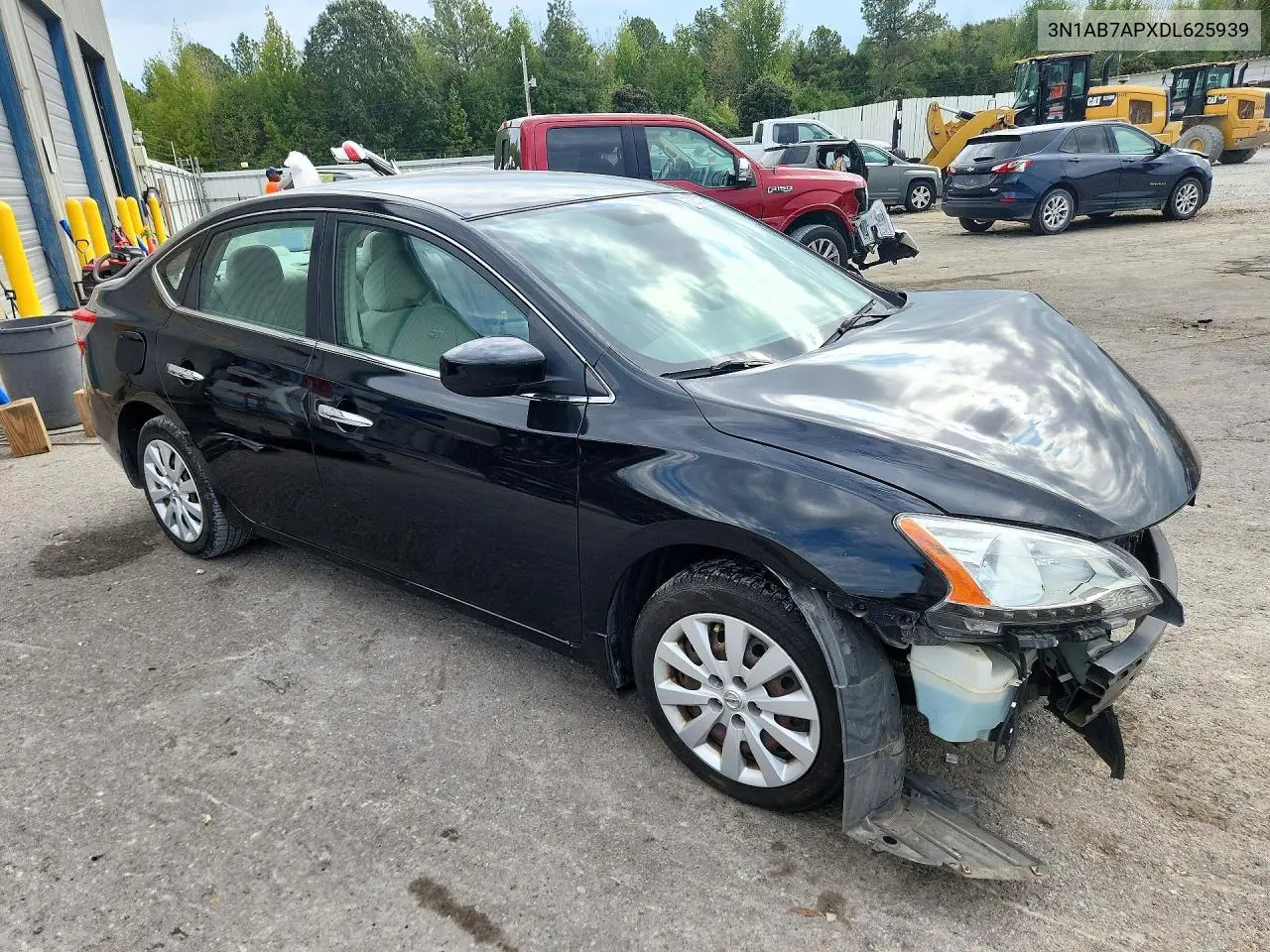 2013 NISSAN SENTRA VIN 3N1AB7APXDL625939 — фото 4