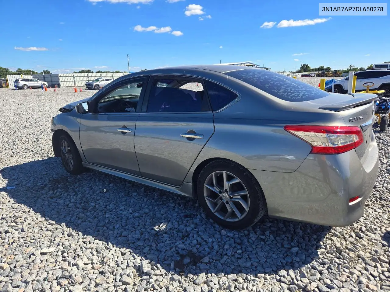 2013 NISSAN SENTRA VIN 3N1AB7AP7DL650278 — фото 2