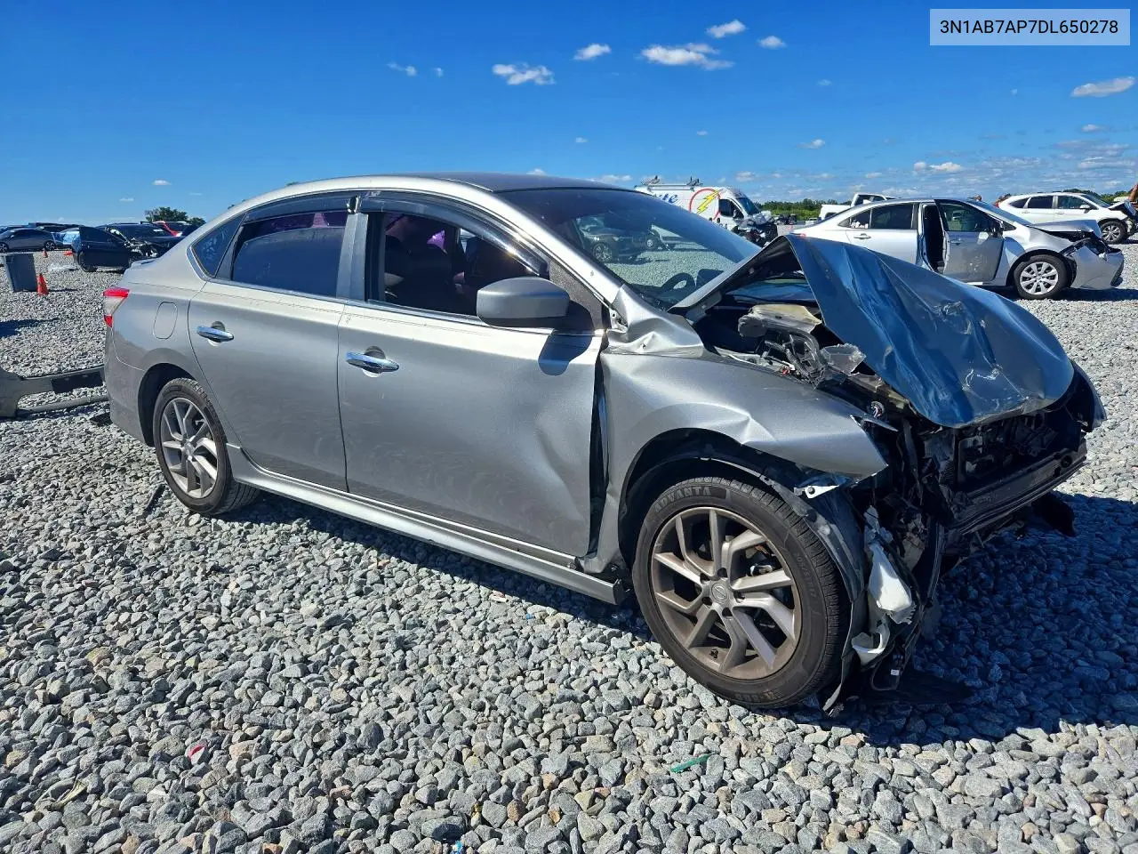 2013 NISSAN SENTRA VIN 3N1AB7AP7DL650278 — фото 4