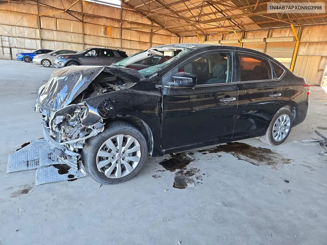 NISSAN SENTRA 2013, VIN 1N4AB7APXDN903998