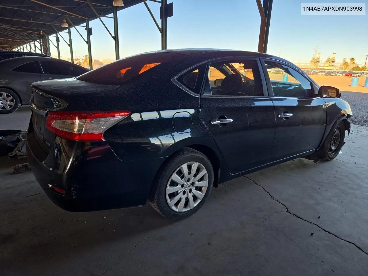 2013 NISSAN SENTRA VIN 1N4AB7APXDN903998 — фото 3