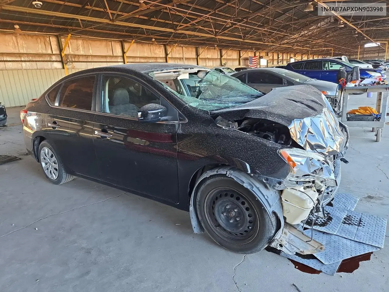 2013 NISSAN SENTRA VIN 1N4AB7APXDN903998 — фото 4