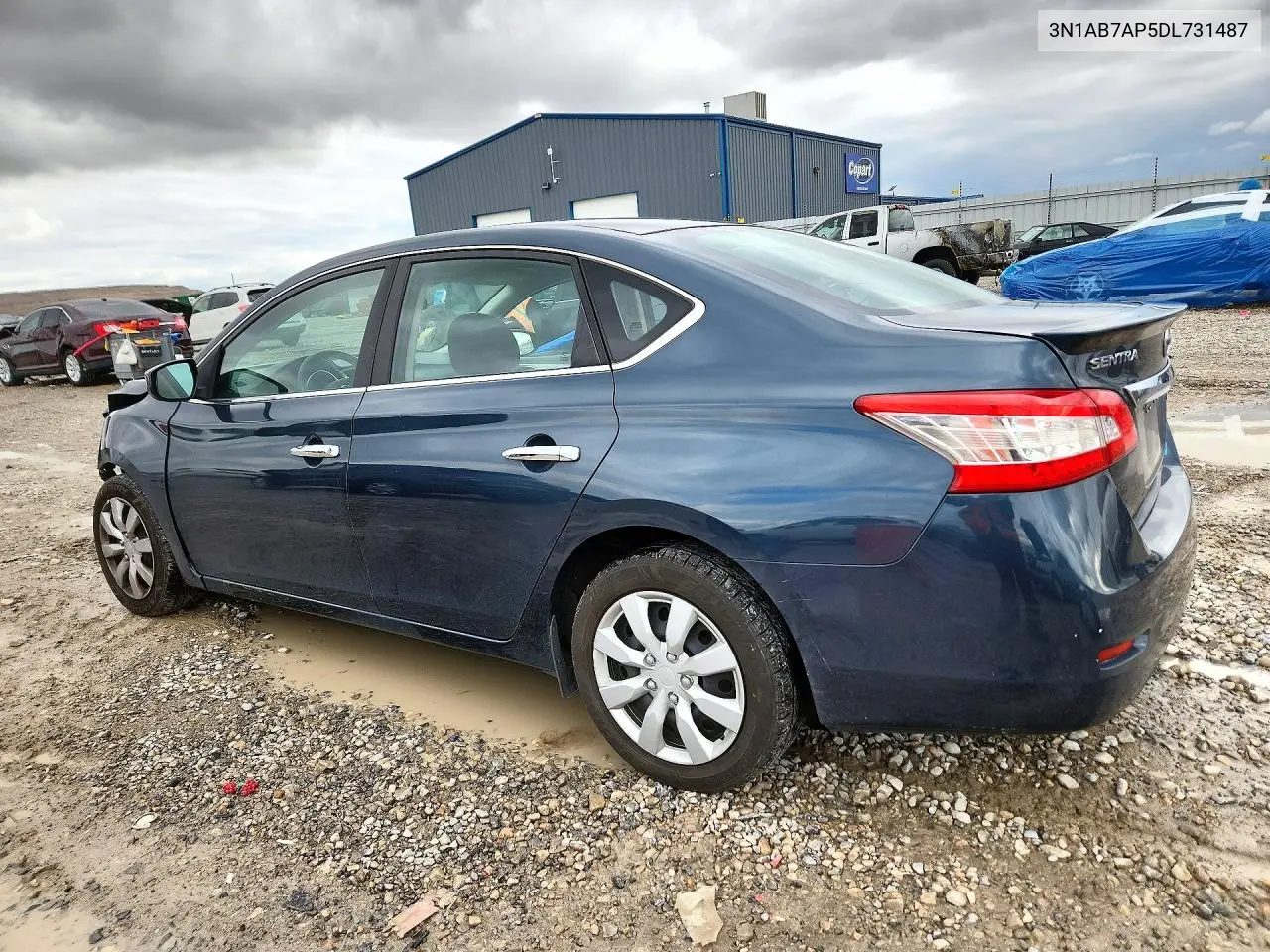 2013 NISSAN SENTRA VIN 3N1AB7AP5DL731487 — фото 2