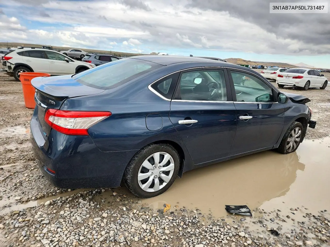 2013 NISSAN SENTRA VIN 3N1AB7AP5DL731487 — фото 3
