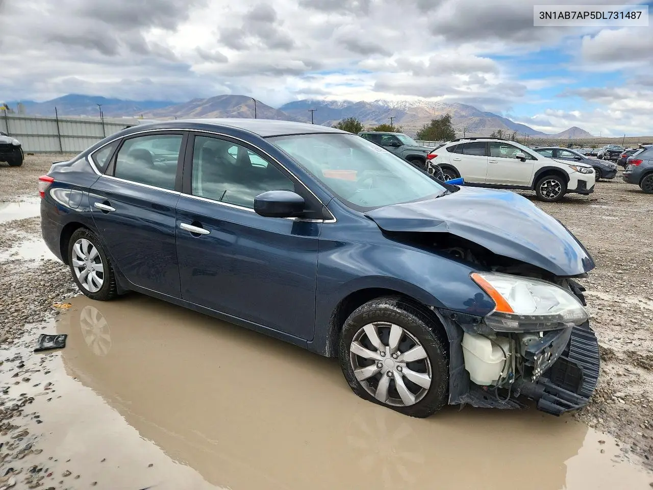 2013 NISSAN SENTRA VIN 3N1AB7AP5DL731487 — фото 4