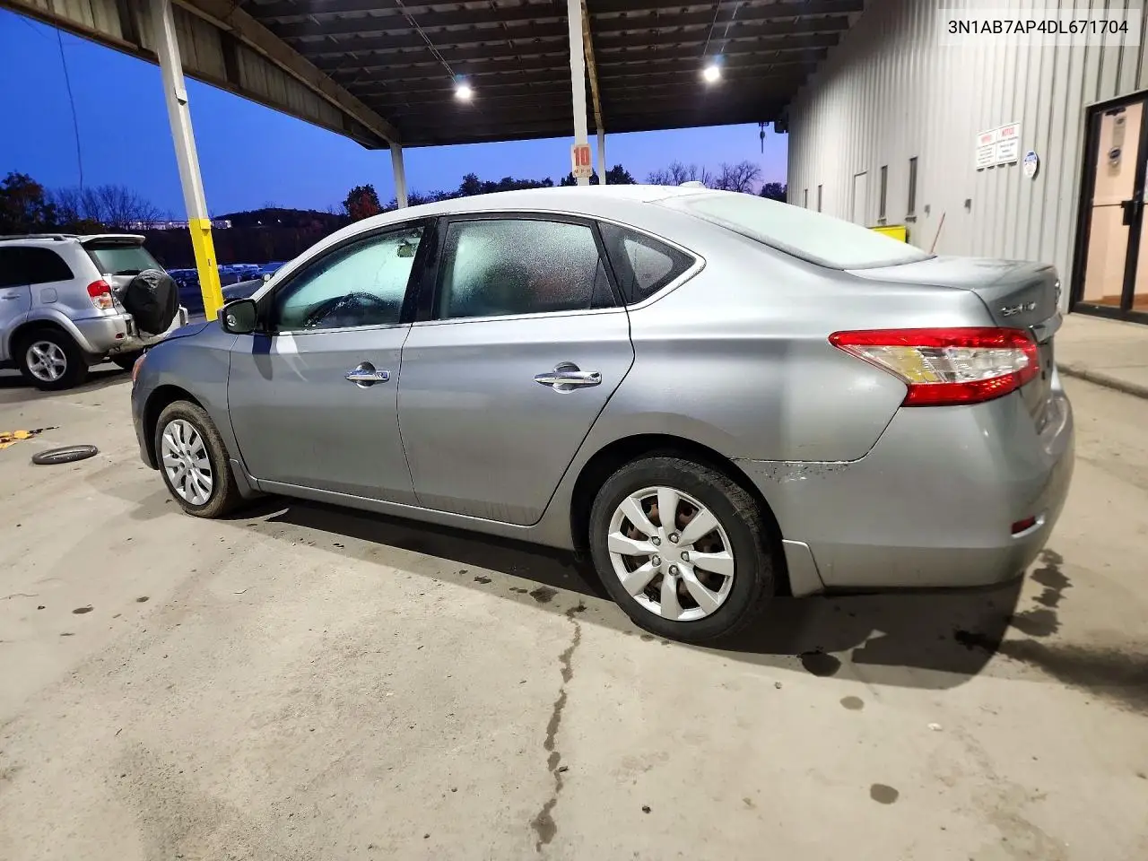 2013 NISSAN SENTRA VIN 3N1AB7AP4DL671704 — фото 2