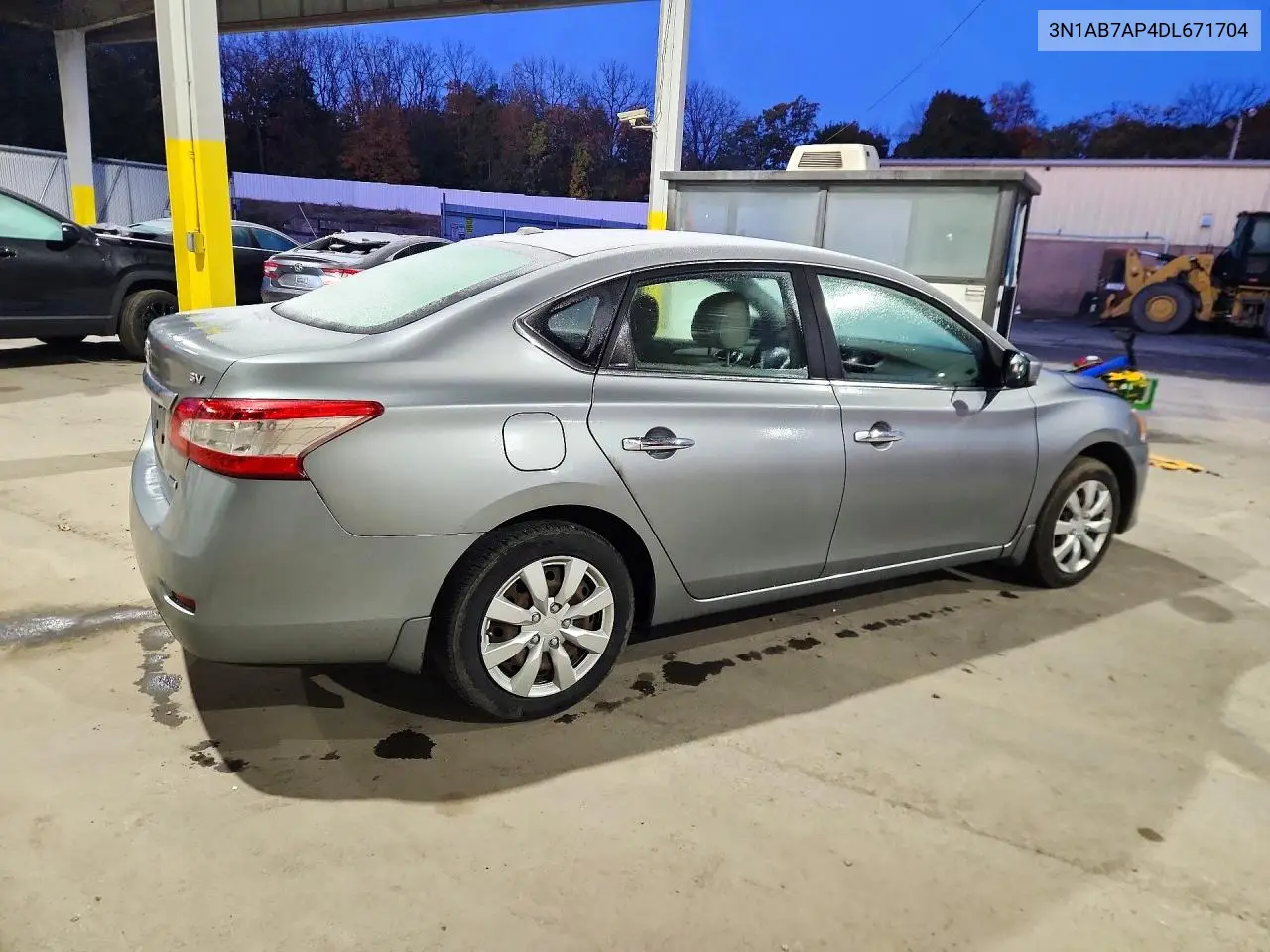 2013 NISSAN SENTRA VIN 3N1AB7AP4DL671704 — фото 3