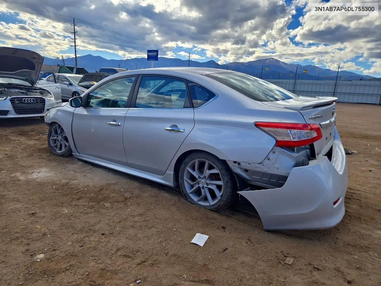 2013 NISSAN SENTRA VIN 3N1AB7AP6DL755300 — фото 2