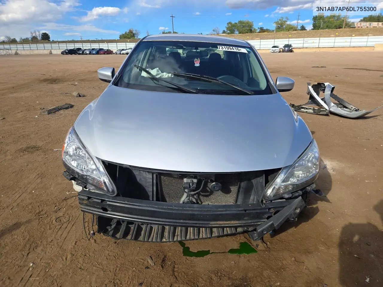 2013 NISSAN SENTRA VIN 3N1AB7AP6DL755300 — фото 5