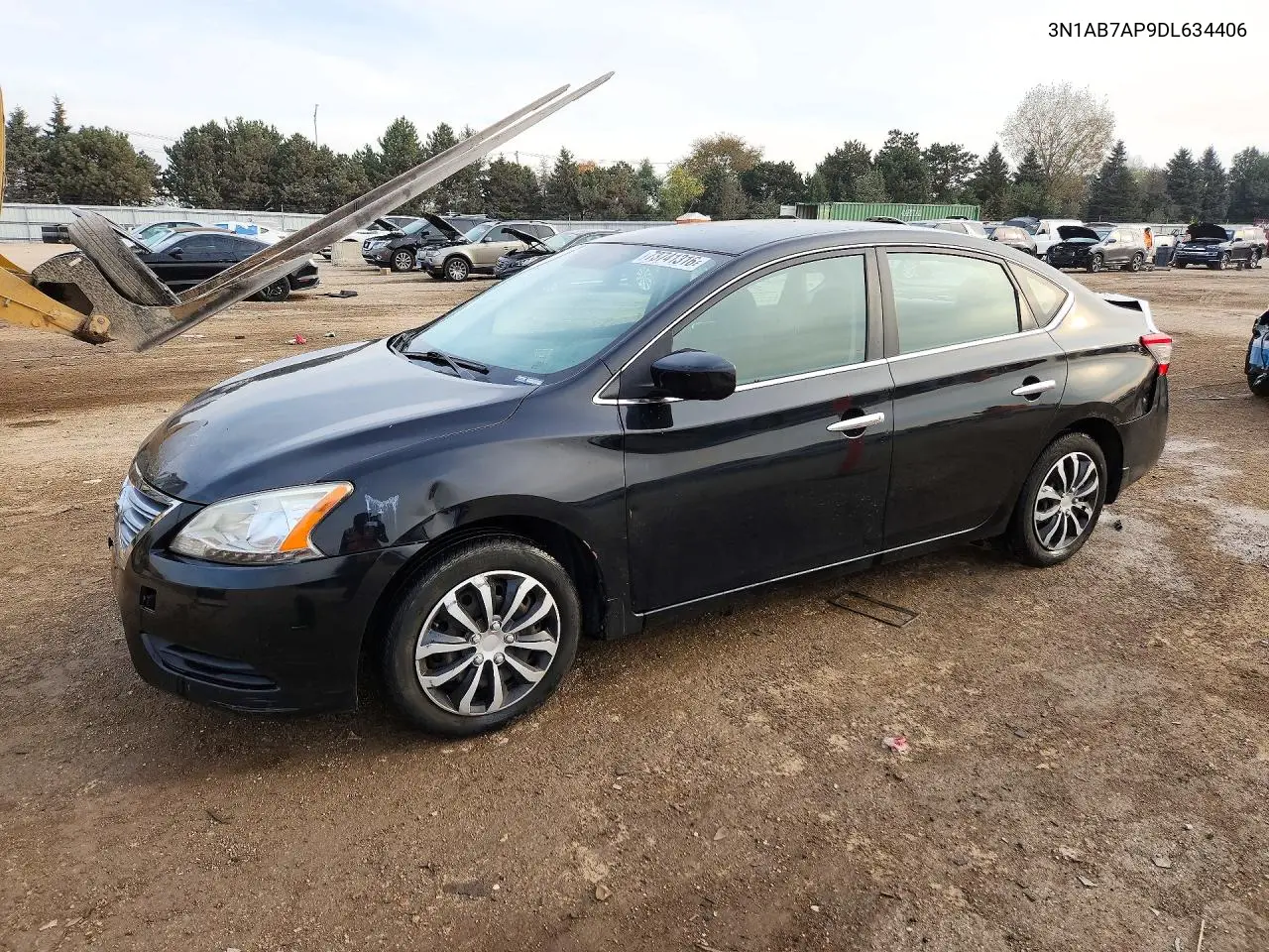 NISSAN SENTRA 2013, VIN 3N1AB7AP9DL634406