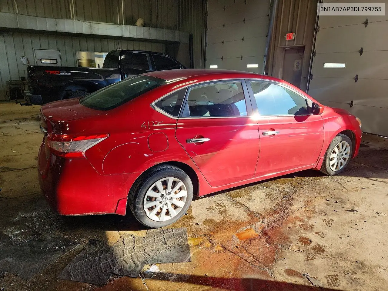 2013 NISSAN SENTRA VIN 3N1AB7AP3DL799755 — фото 3