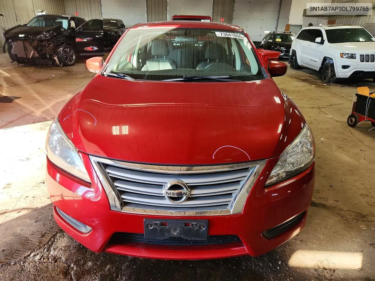 2013 NISSAN SENTRA VIN 3N1AB7AP3DL799755 — фото 5