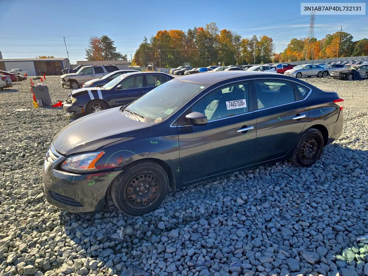 NISSAN SENTRA 2013, VIN 3N1AB7AP4DL732131