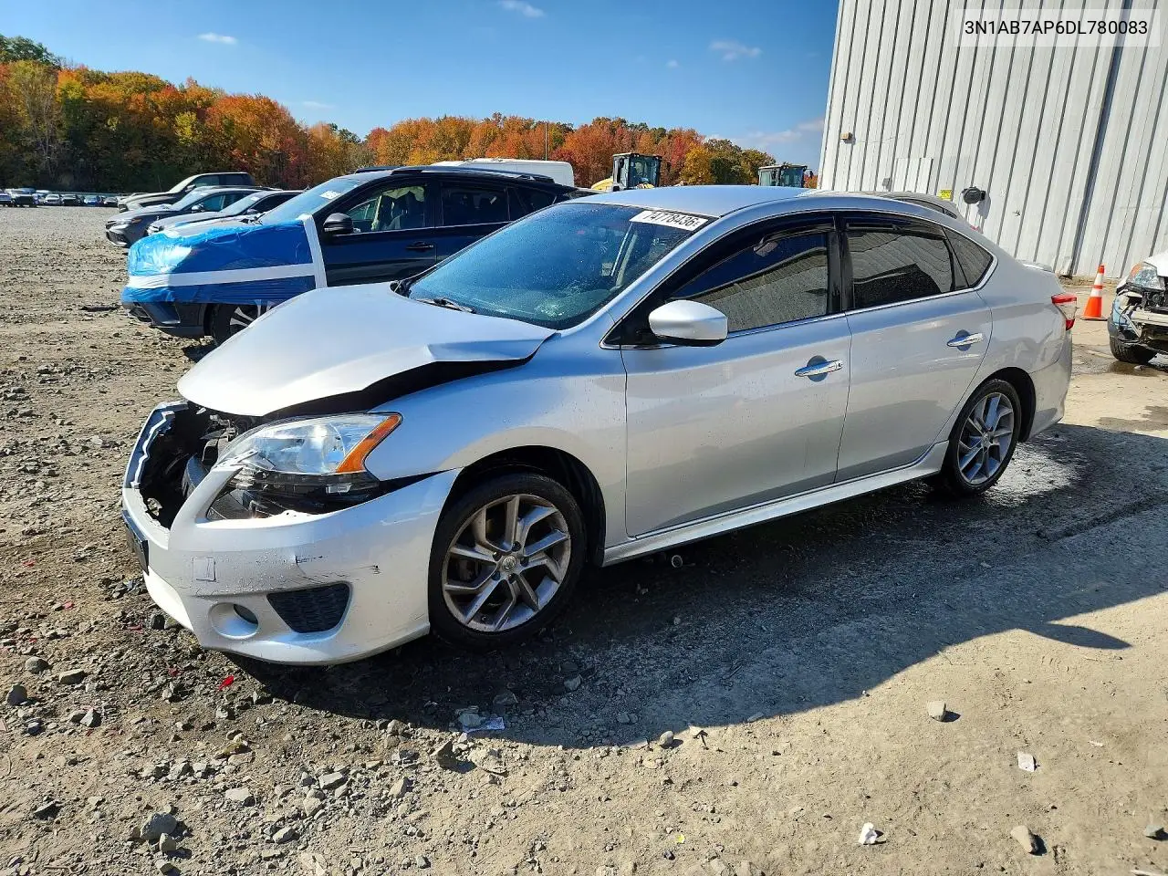 NISSAN SENTRA 2013, VIN 3N1AB7AP6DL780083