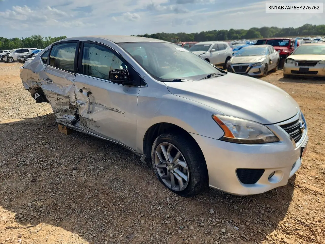 2014 NISSAN SENTRA VIN 3N1AB7AP6EY276752 — фото 4