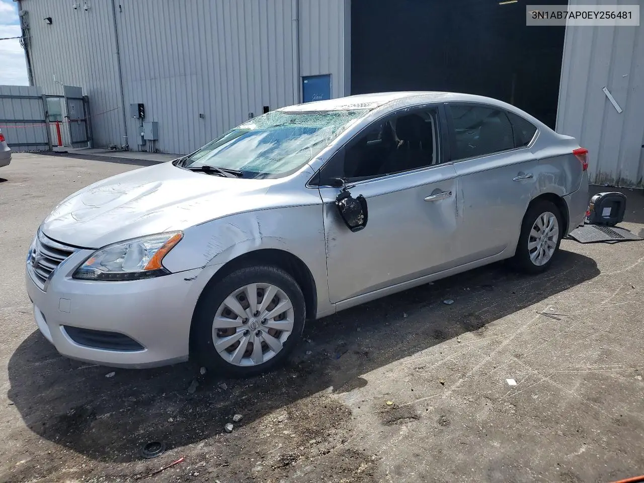 NISSAN SENTRA 2014, VIN 3N1AB7AP0EY256481