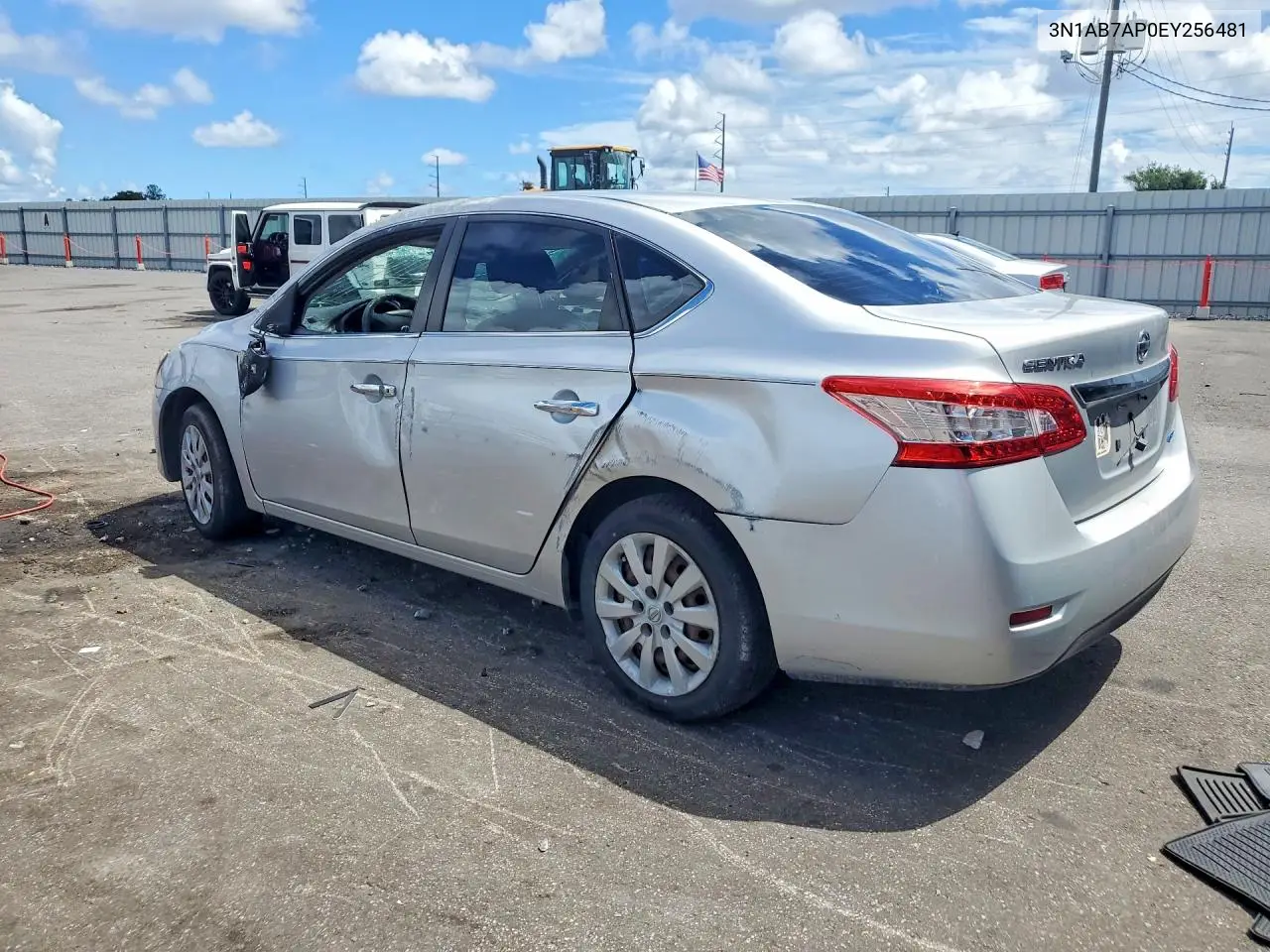 2014 NISSAN SENTRA VIN 3N1AB7AP0EY256481 — фото 2