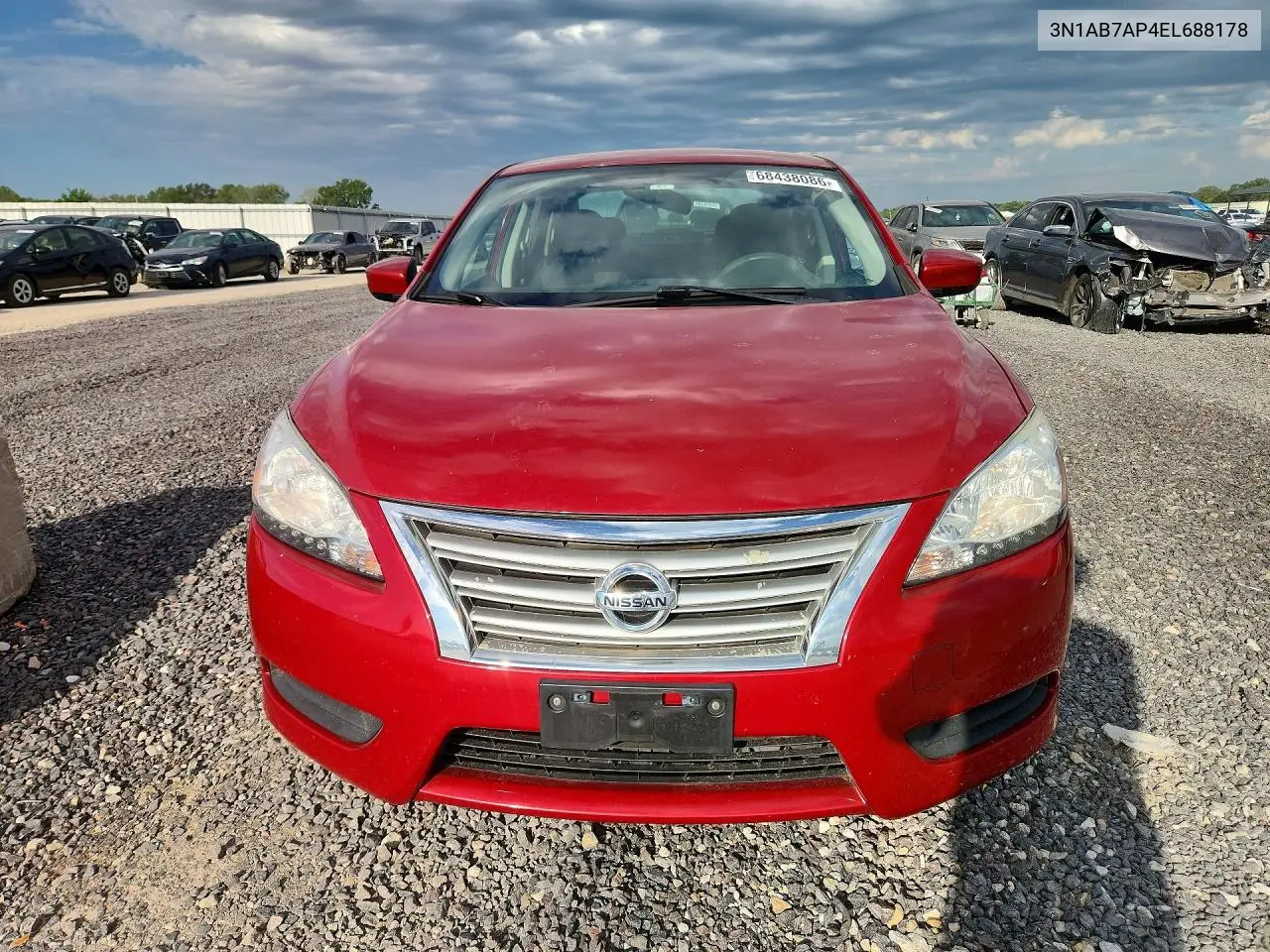 2014 NISSAN SENTRA VIN 3N1AB7AP4EL688178 — фото 5