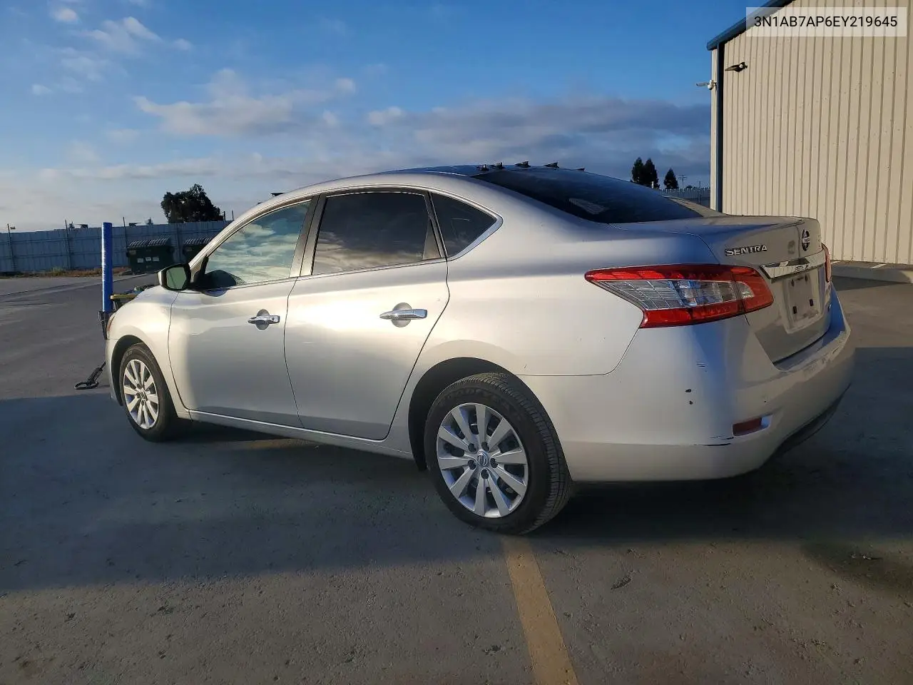 2014 NISSAN SENTRA VIN 3N1AB7AP6EY219645 — фото 2