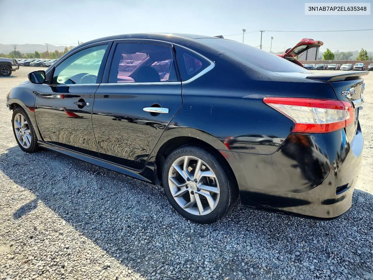 2014 NISSAN SENTRA VIN 3N1AB7AP2EL635348 — фото 2