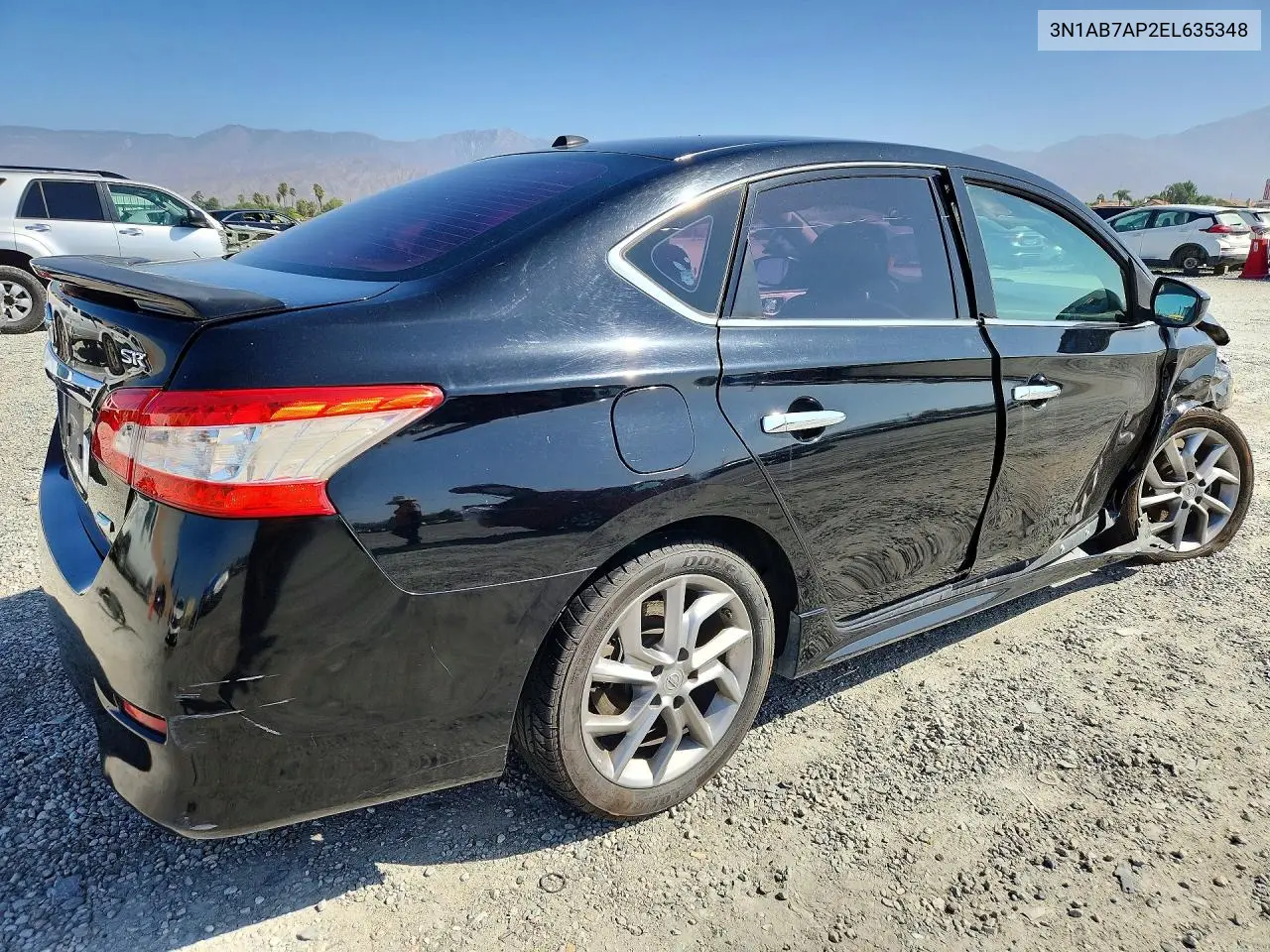 2014 NISSAN SENTRA VIN 3N1AB7AP2EL635348 — фото 3