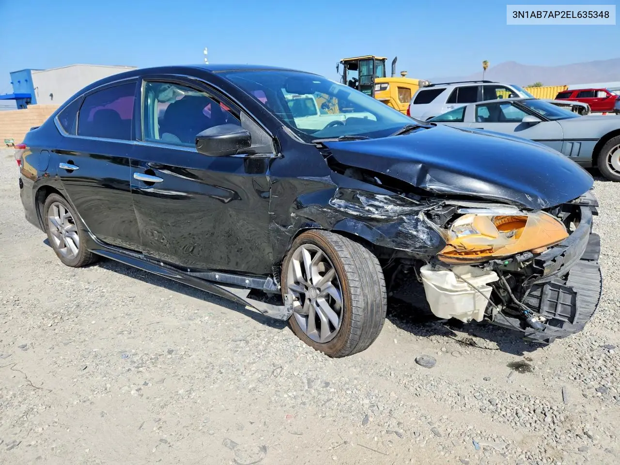 2014 NISSAN SENTRA VIN 3N1AB7AP2EL635348 — фото 4
