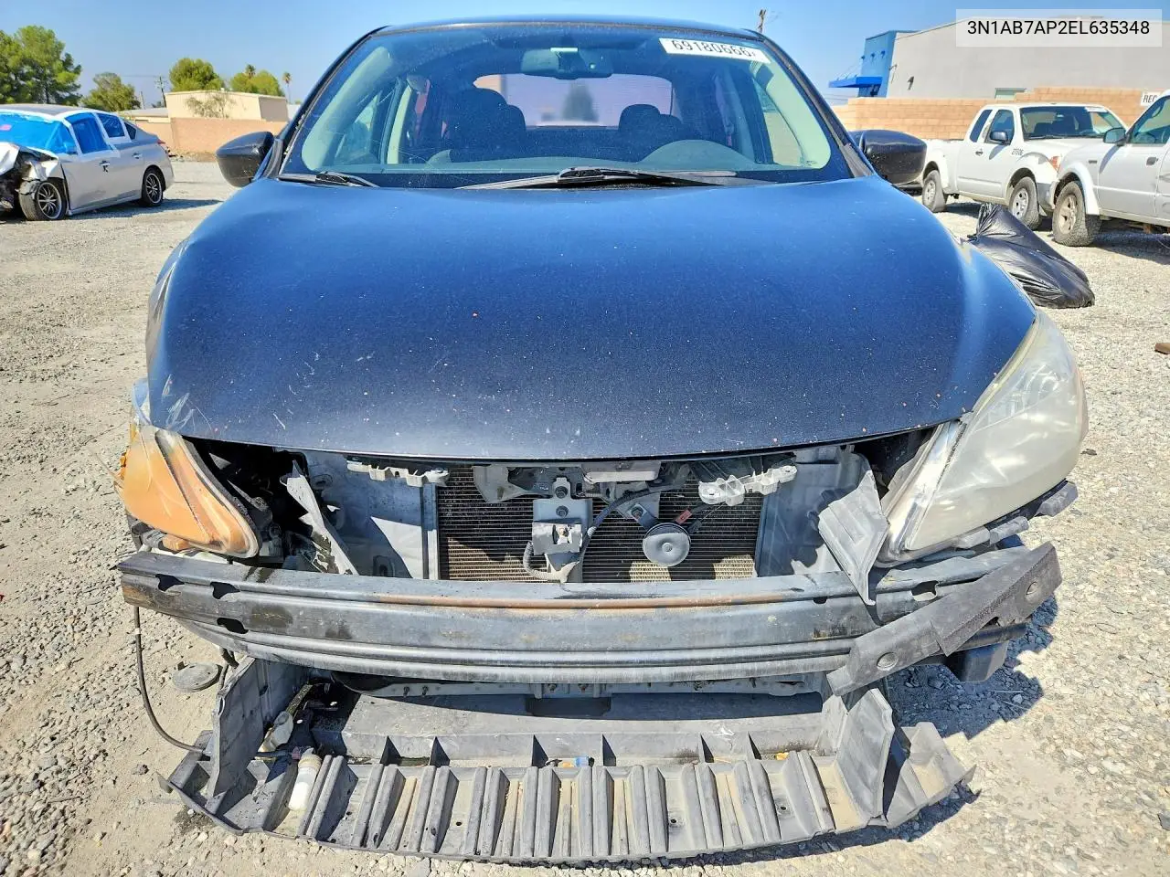 2014 NISSAN SENTRA VIN 3N1AB7AP2EL635348 — фото 5