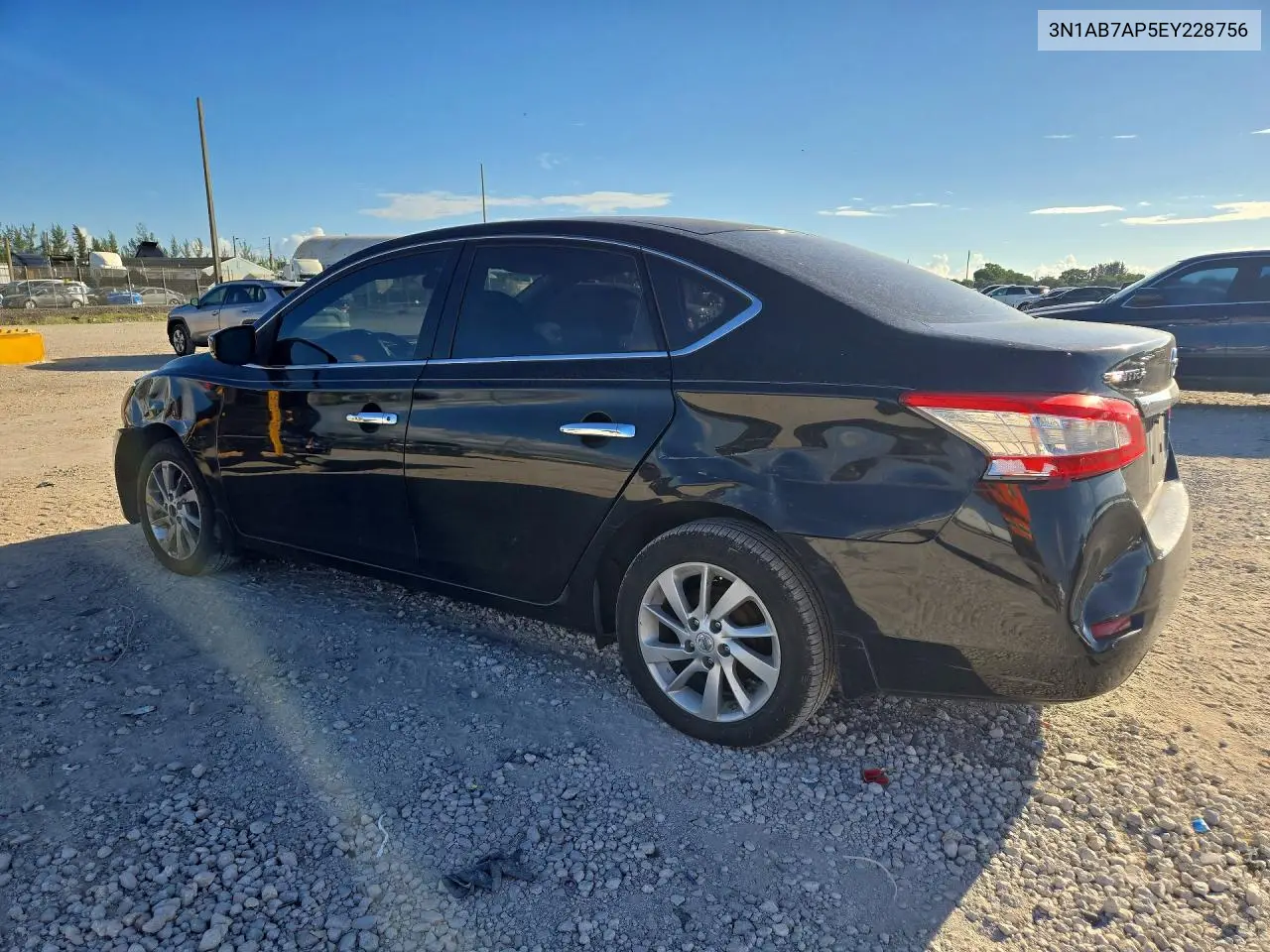 2014 NISSAN SENTRA VIN 3N1AB7AP5EY228756 — фото 2
