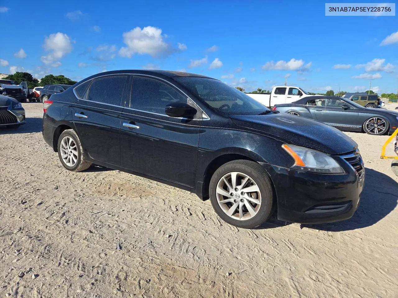 2014 NISSAN SENTRA VIN 3N1AB7AP5EY228756 — фото 4