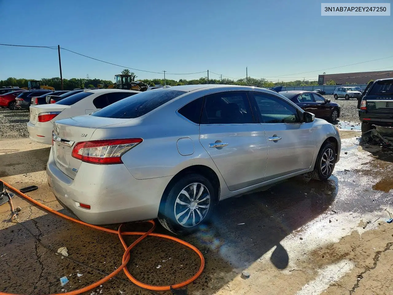 2014 NISSAN SENTRA VIN 3N1AB7AP2EY247250 — фото 3