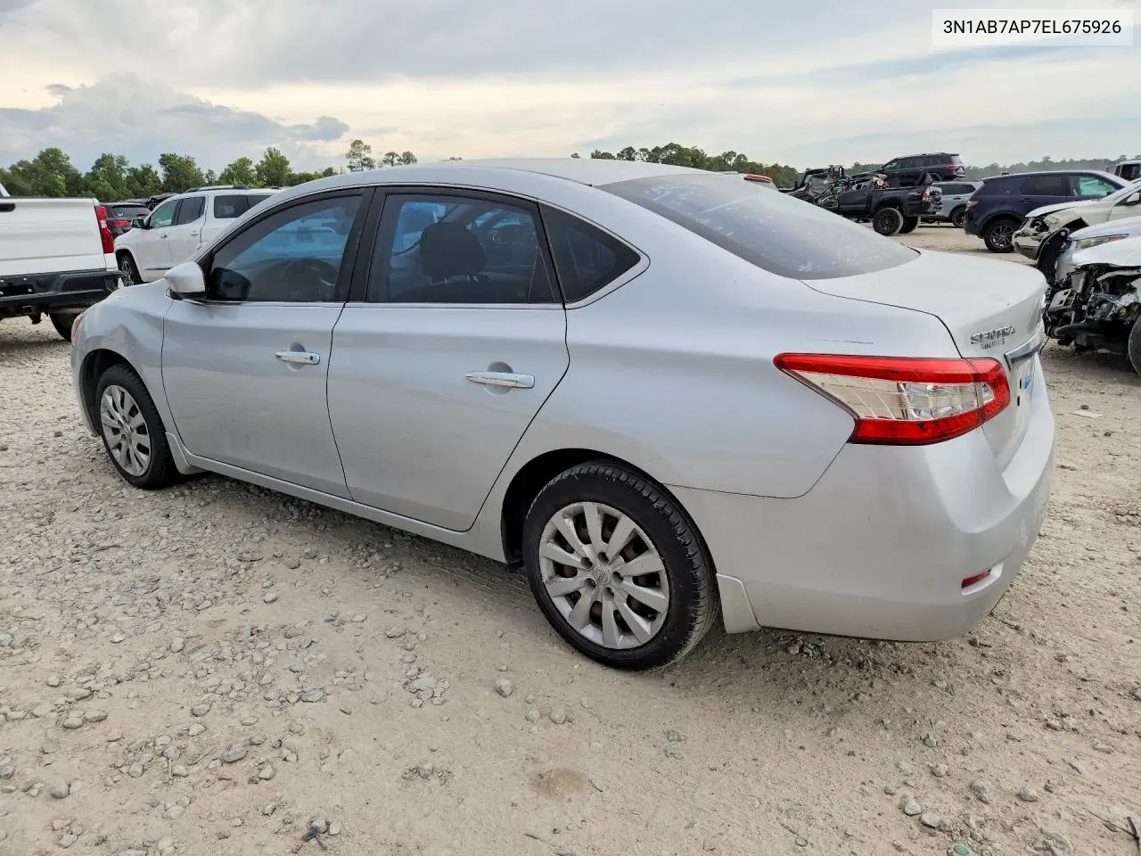 2014 NISSAN SENTRA VIN 3N1AB7AP7EL675926 — фото 2