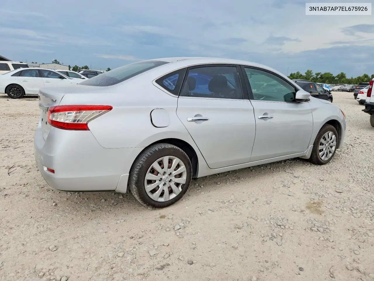 2014 NISSAN SENTRA VIN 3N1AB7AP7EL675926 — фото 3