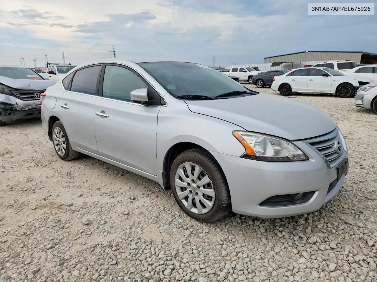 2014 NISSAN SENTRA VIN 3N1AB7AP7EL675926 — фото 4