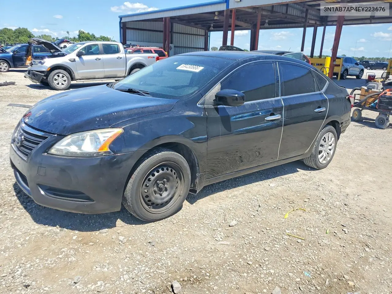 NISSAN SENTRA 2014, VIN 3N1AB7AP4EY223676