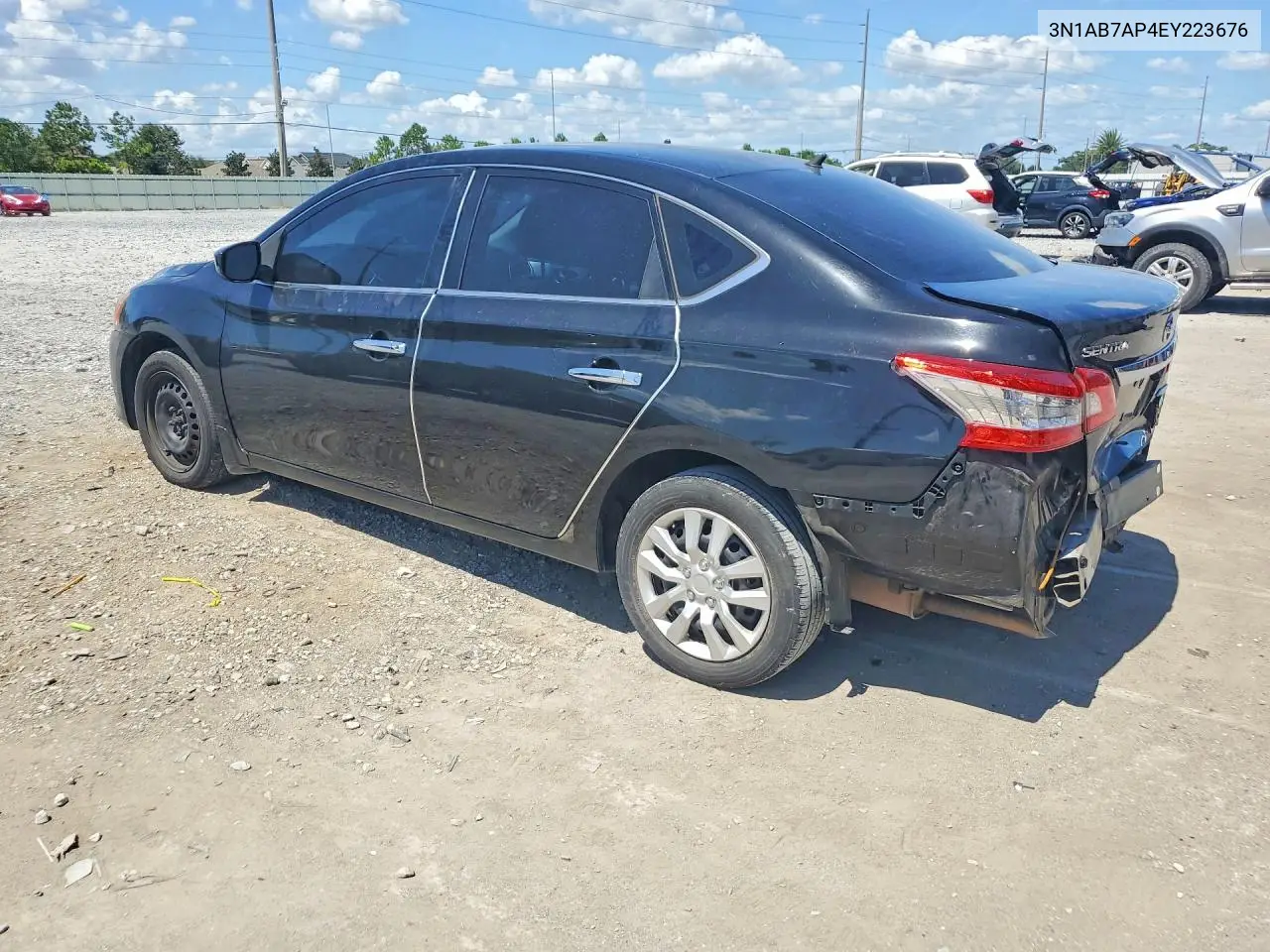 2014 NISSAN SENTRA VIN 3N1AB7AP4EY223676 — фото 2
