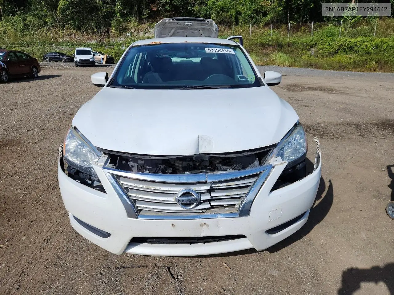 2014 NISSAN SENTRA VIN 3N1AB7AP1EY294642 — фото 5