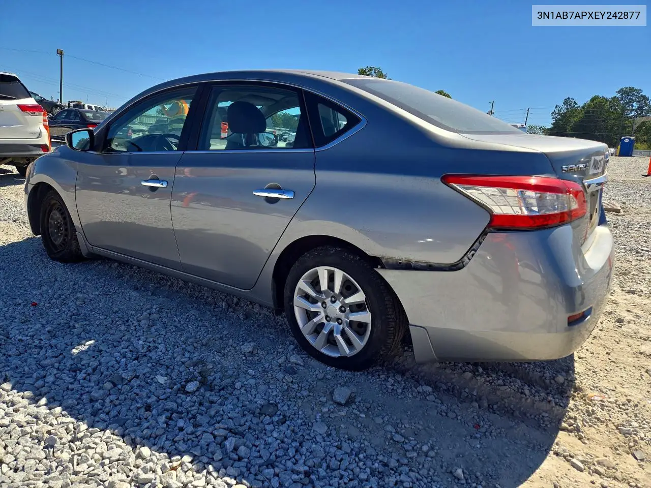 2014 NISSAN SENTRA VIN 3N1AB7APXEY242877 — фото 2