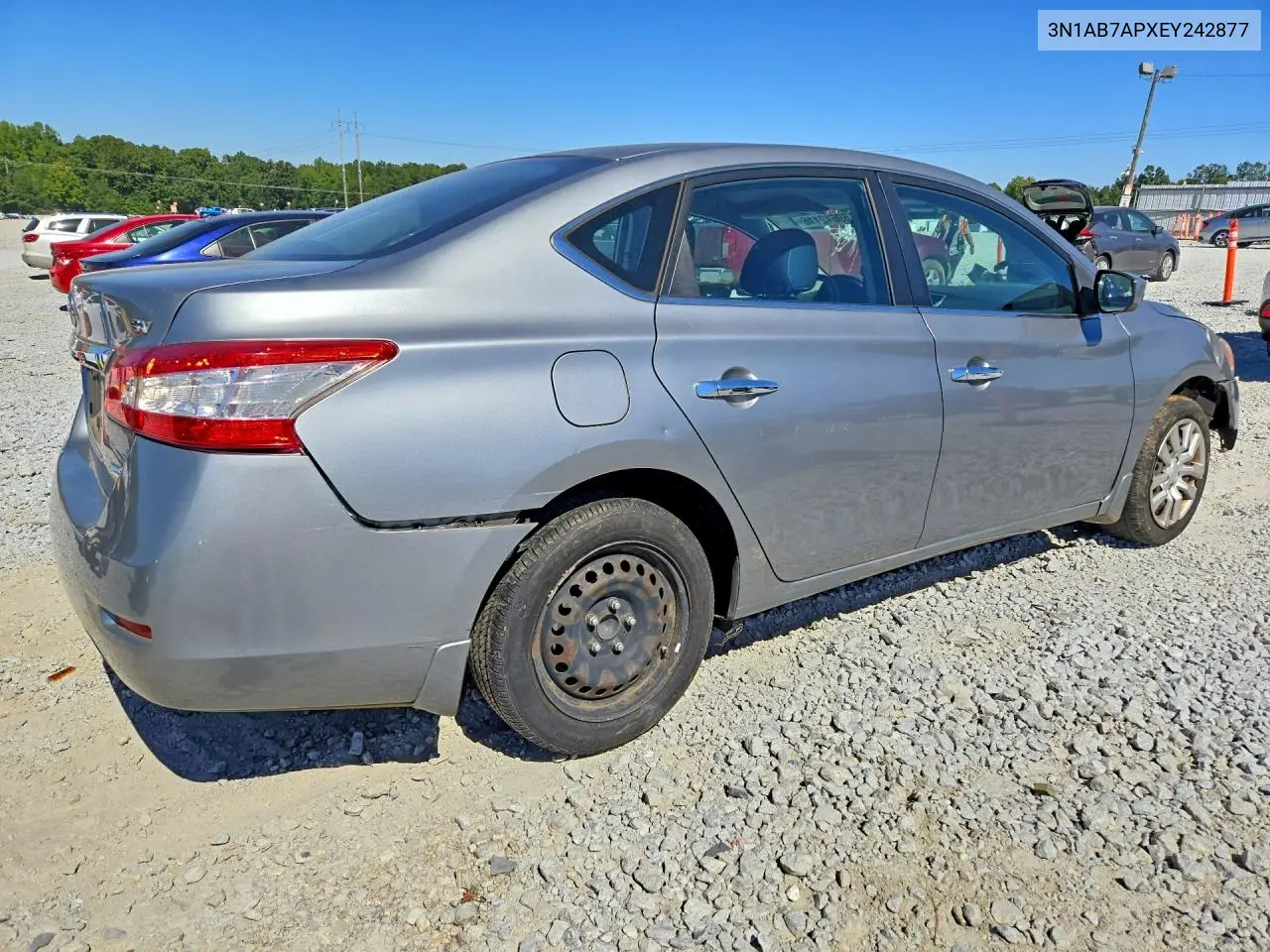 2014 NISSAN SENTRA VIN 3N1AB7APXEY242877 — фото 3