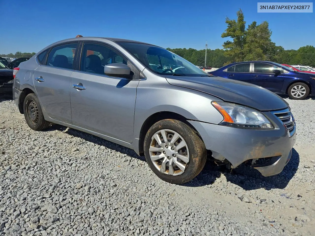 2014 NISSAN SENTRA VIN 3N1AB7APXEY242877 — фото 4